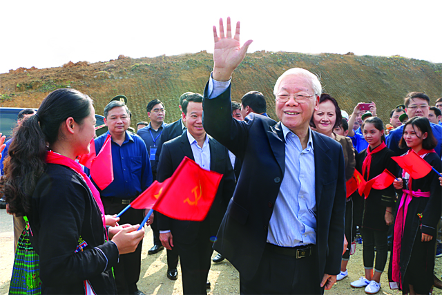 Đảng bộ, chính quyền và nhân dân các dân tộc tỉnh Yên Bái vui mừng đón Tổng Bí thư, Chủ tịch nước Nguyễn Phú Trọng đến thăm, làm việc và dự Lễ phát động 